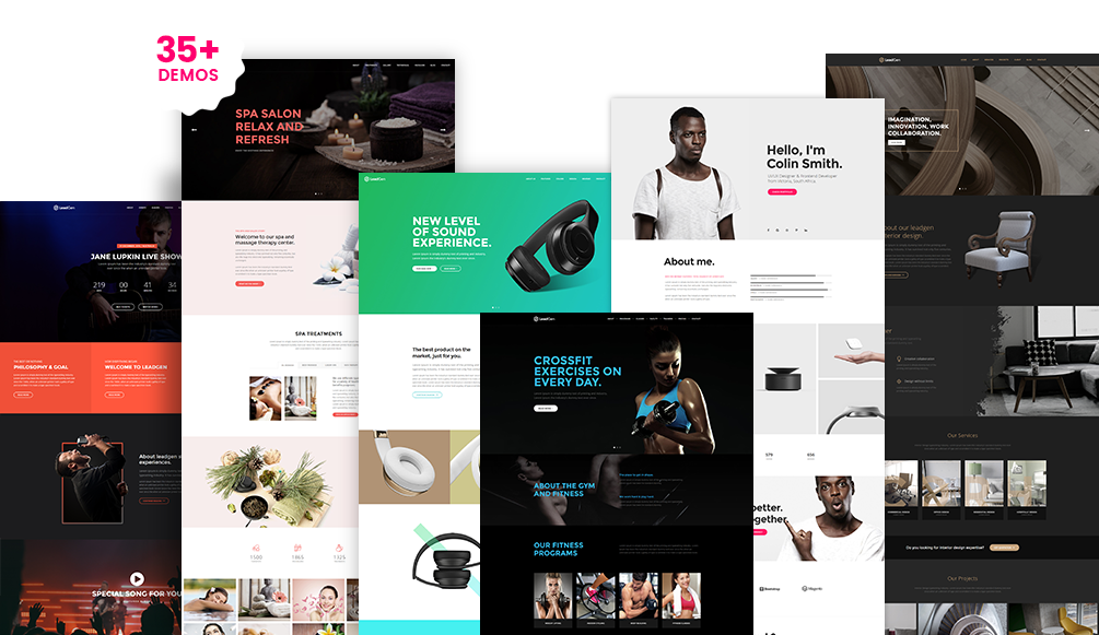 LeadMaker - Multipurpose Marketing Landing Page Pack with Page Builder